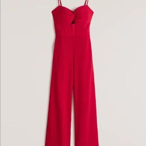 BNWT A&F Twist Front Cutout Jumpsuit